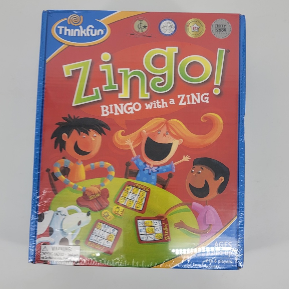 ThinkFun Bingo with a Zing Board Game (97700) for kids New in Box